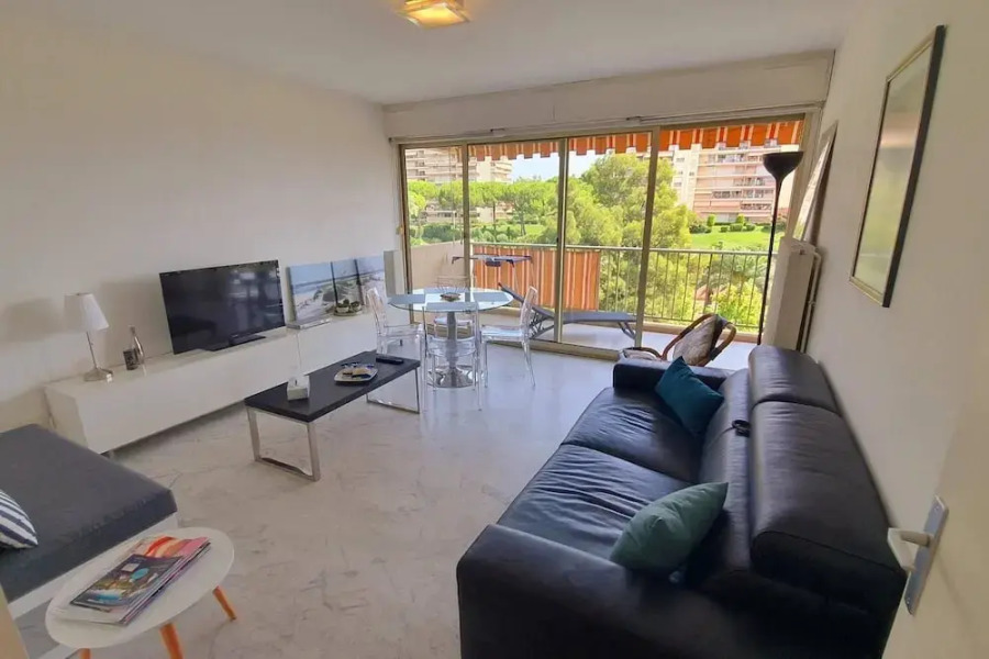 2P Dernier Etage Vue Mer,Piscine,Tennis,Wifi,Plage