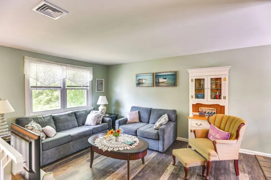 Bright Narragansett Beach Escape w/ Deck & Yard!