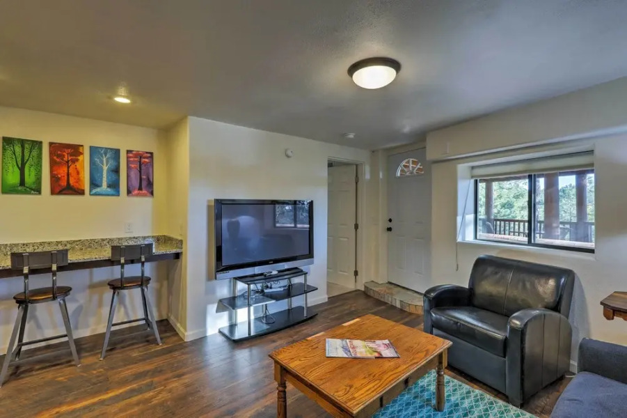 Secluded Flagstaff Apt on 4 Acres with Spacious Deck