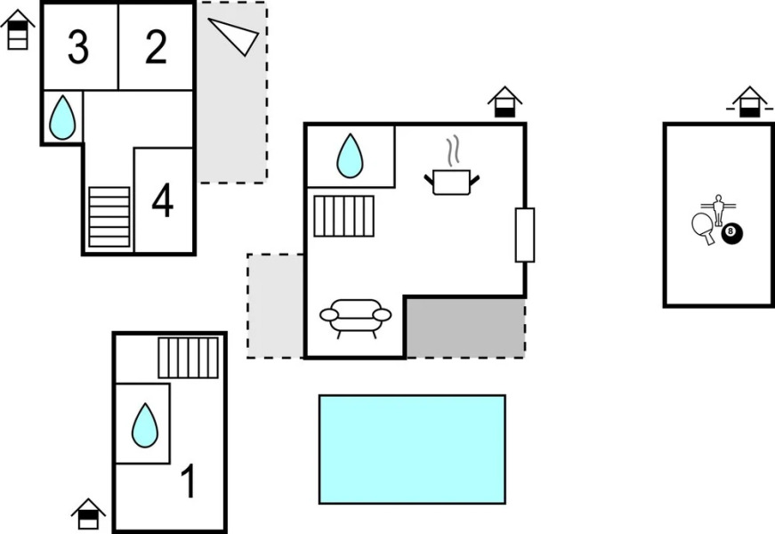 Nice Home in Rovanjska With 4 Bedrooms, Wifi and Outdoor Swimming Pool