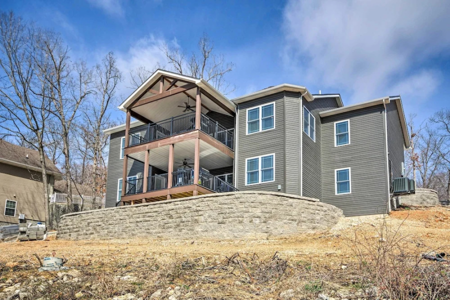 Dock & Fire Pit: Lakefront Rocky Mount Home!