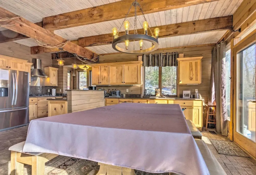 Golf, Sauna, Creek: Spectacular Smoky Mtn-view Gem