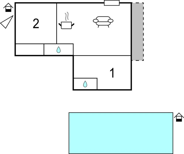 Nice Home in Povljana With Wifi and 2 Bedrooms