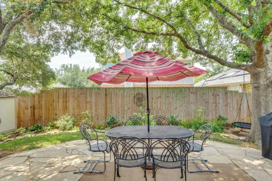 Fenced Yard + Patio: Family Home in Round Rock