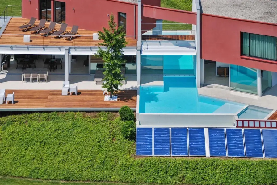 Villa With 5 Bedrooms in Saint Désirat, With Private Pool, Furnished G