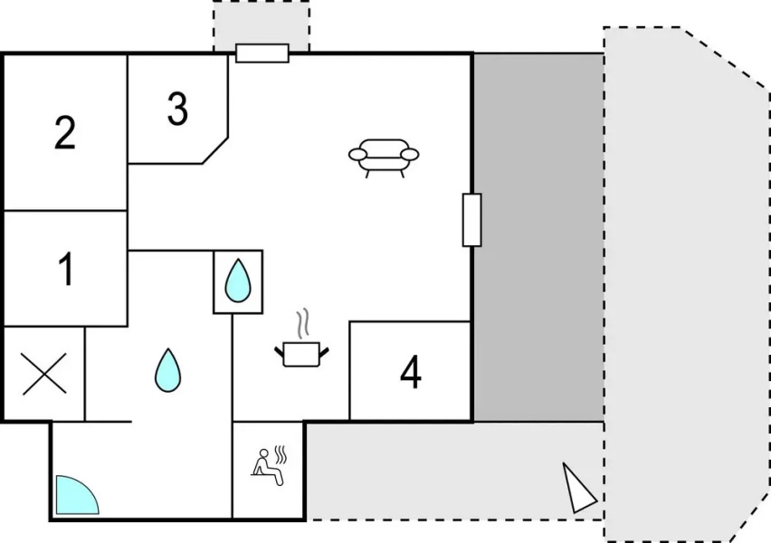 Beautiful Home in Vittaryd With 4 Bedrooms, Sauna and Wifi