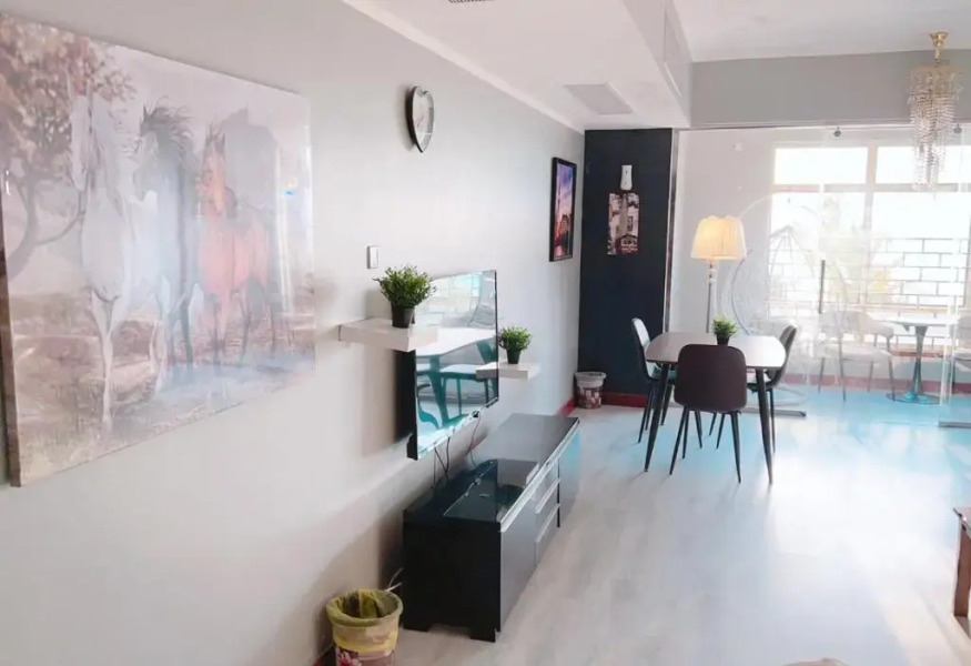 موج البحر ابراج الشاطئ مدينه الملك عبدالله الاقتصاديه عوائل فقط