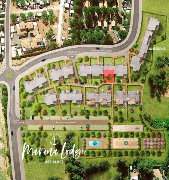 Marina Lodge - Villa T3 à 400m de la plage de Farinette