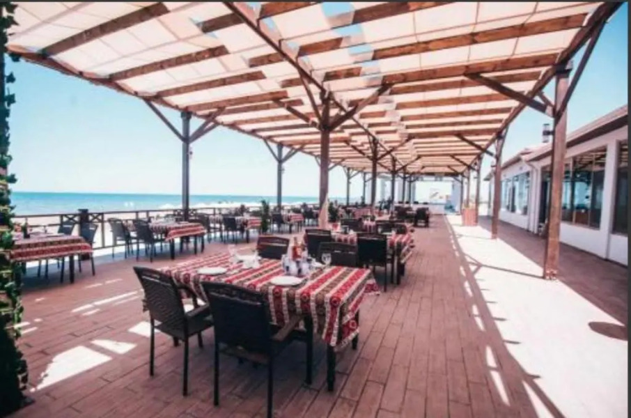 Apartments by the Sea & first beach line