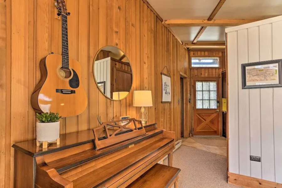 Walk to Big Bass Lake: Family Home w/ Deck!