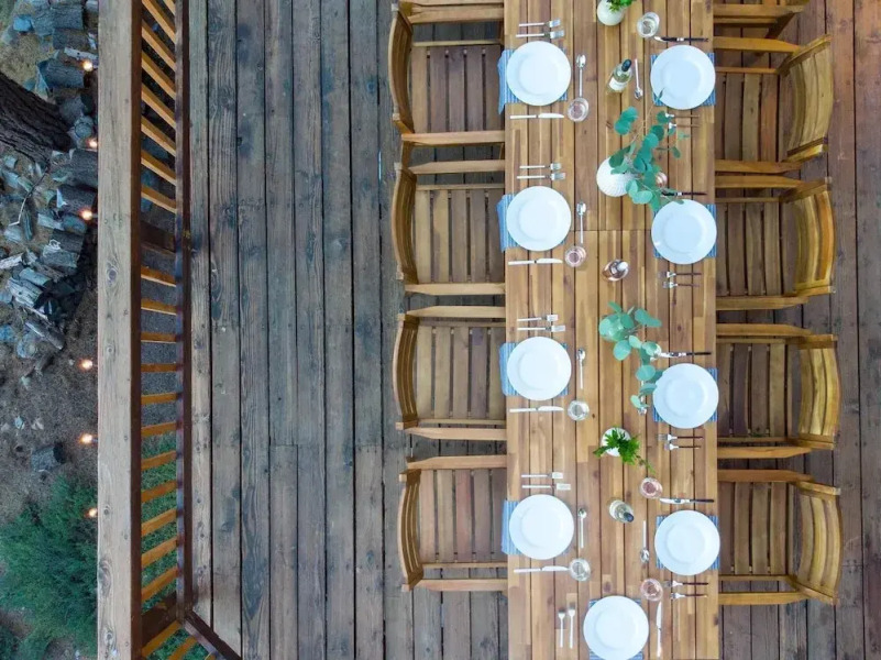 Wildwood by AvantStay   Cabin w/ 3 Decks, Ping Pong, Fire Pits, & Outdoor Grill