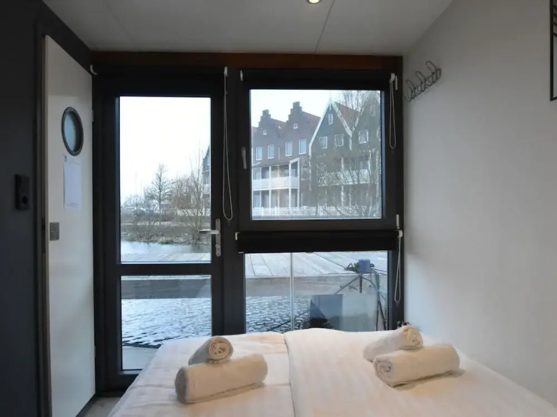 Boat in Volendam Near Marina Museum