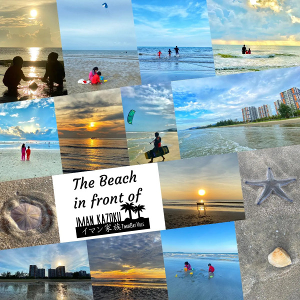 Sea + pool view + WiFi@ Iman Kazoku TimurBay Ville