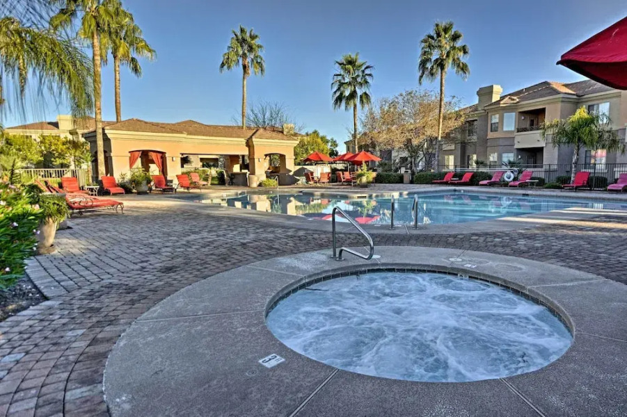 Patio & Resort Perks: Gated Gilbert Condo