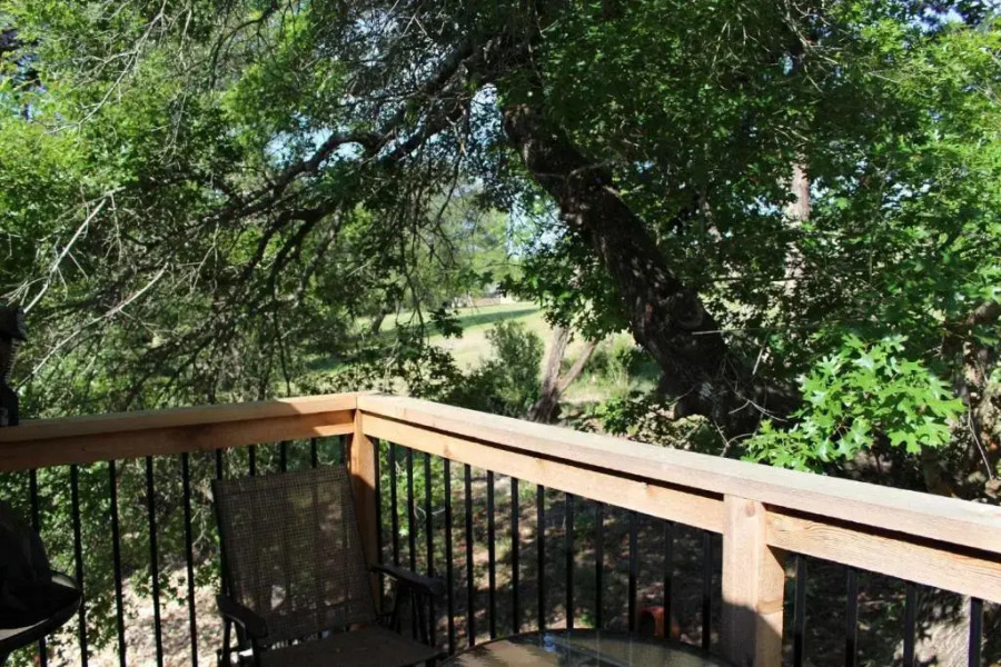 Backs to Lago Vista Golf Course