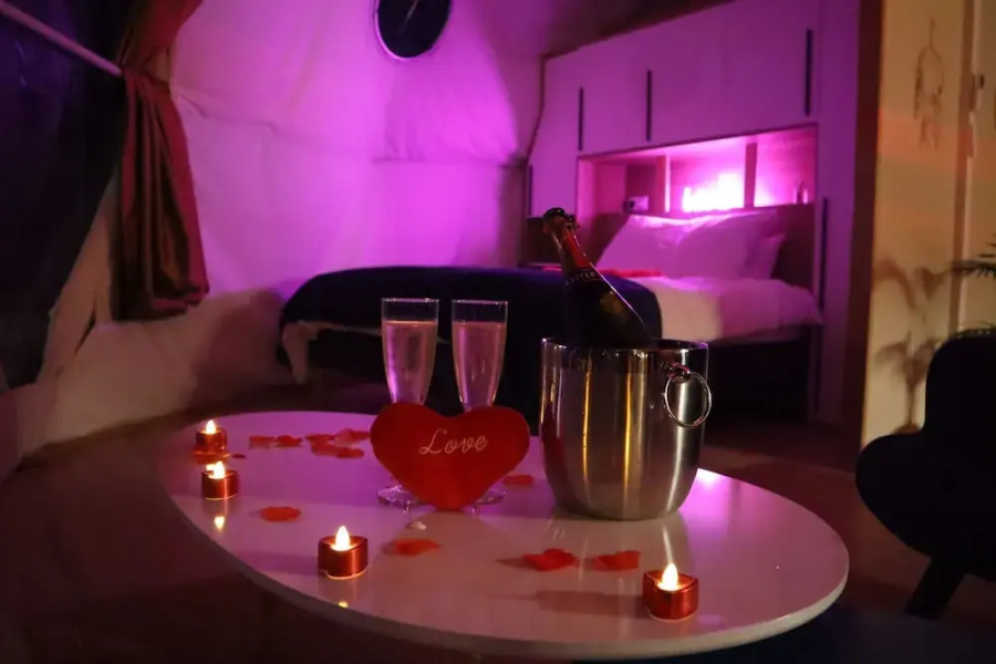 Glamping dome les cigales