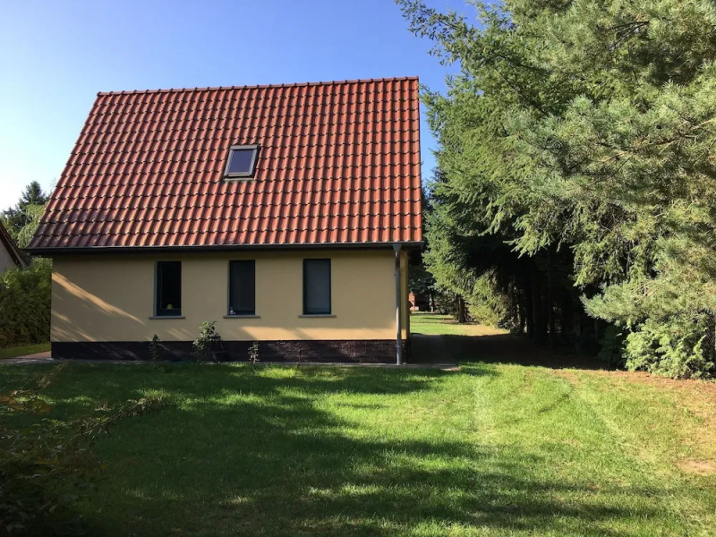 Ferienhaus Mirow-Lärz - Kamin Wald Ruhe