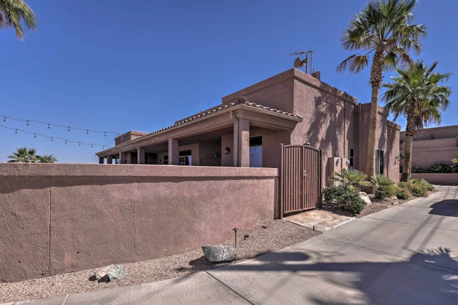 Patio + Lake Havasu View: Scenic Gated Retreat!