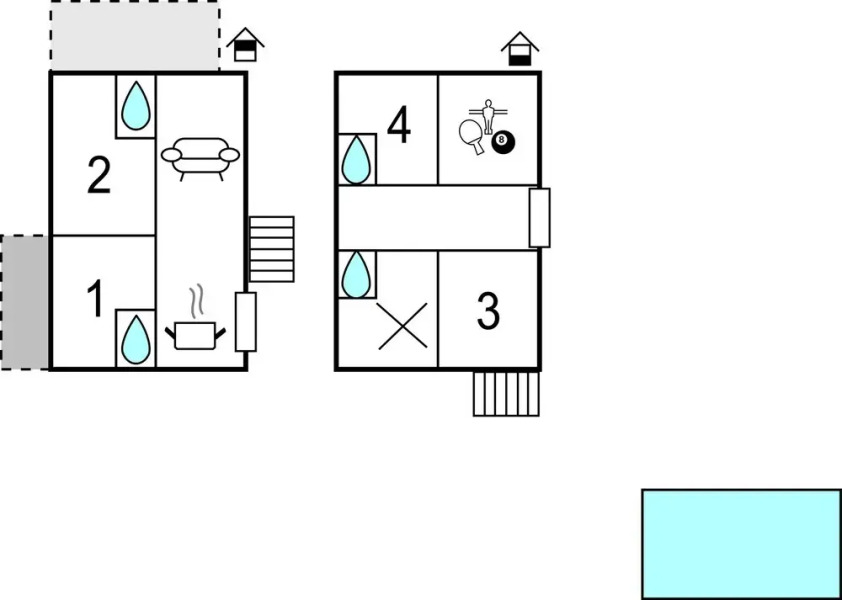 Stunning Home in Pakostane With 4 Bedrooms, Outdoor Swimming Pool and Wifi