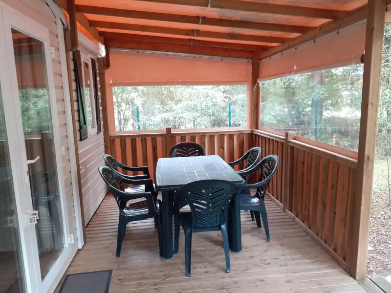 Mobil-Home climatisé 6p Lac de Mimizan Eurolac 4 étoiles