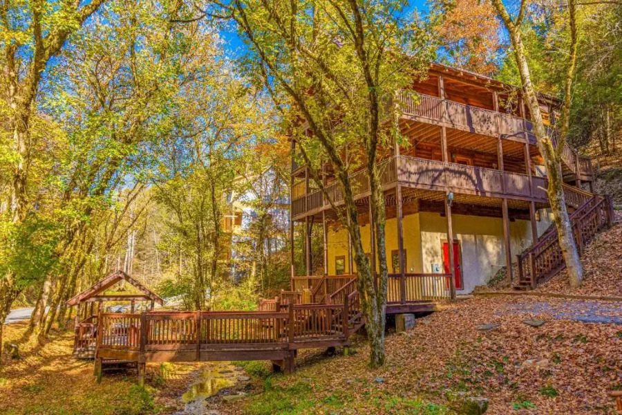 Voted #1 Cabin in Smokys! Spa Arcade Private Creek