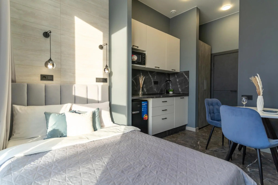 Апартаменты Степаненков на улице Амундсена 7