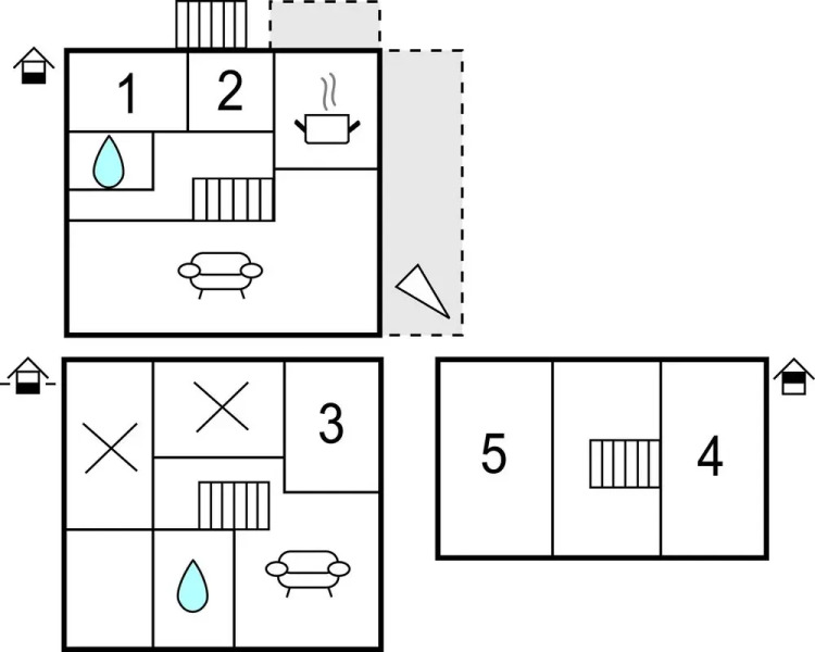Nice Home in Borhaug With 5 Bedrooms and Wifi