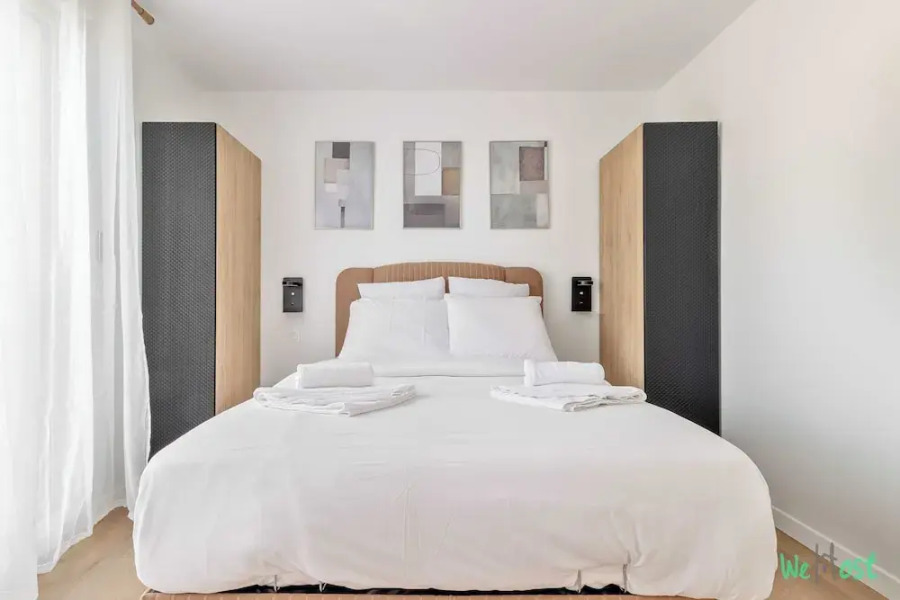 Modern Apt With Balcony-6p-close to Disney/paris