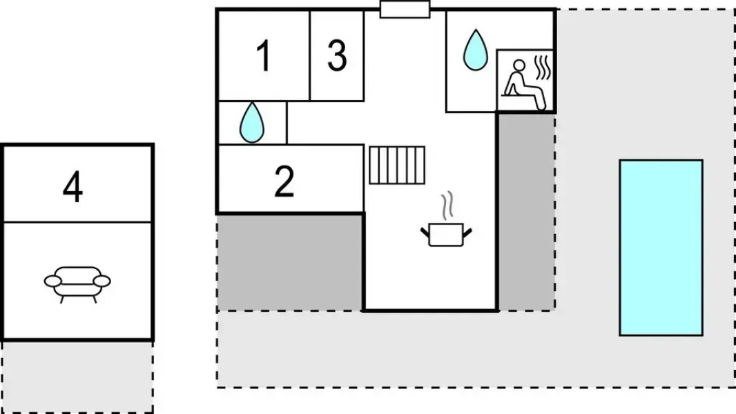 Awesome Home in Löttorp With Sauna, Wifi and Outdoor Swimming Pool