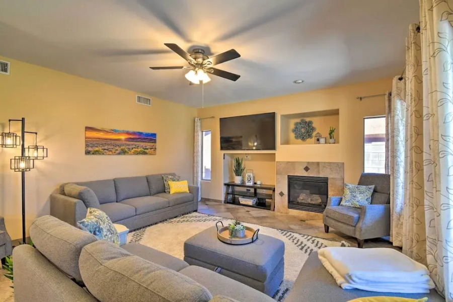 Walk to Surprise Stadium: Villa w/ Covered Patio!