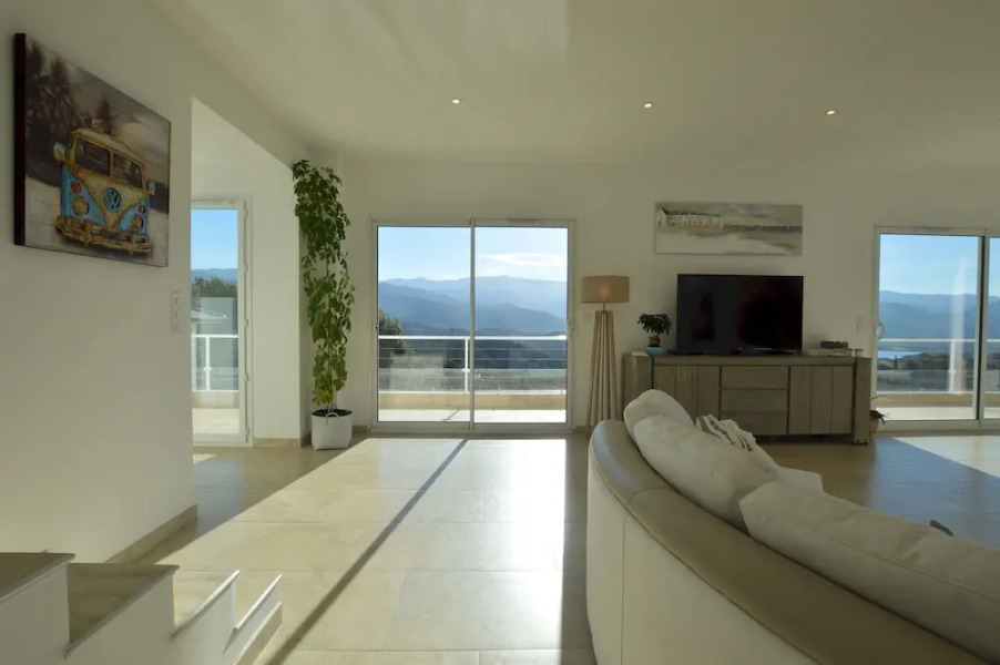 Casa Serena  piscine et vue panoramique