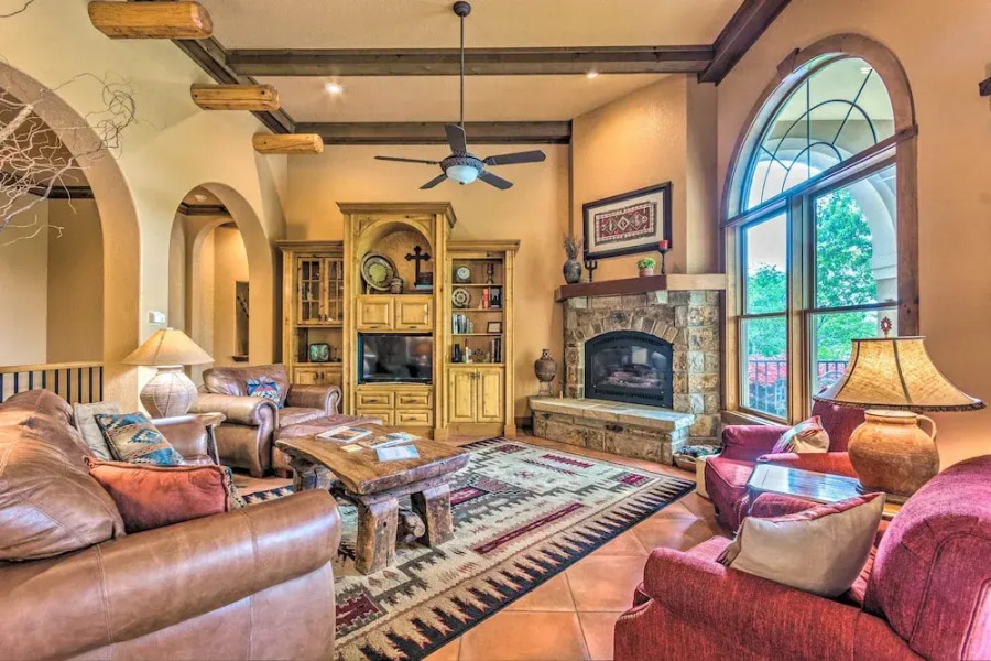 Private Dock + Water Views: Hot Springs Abode!