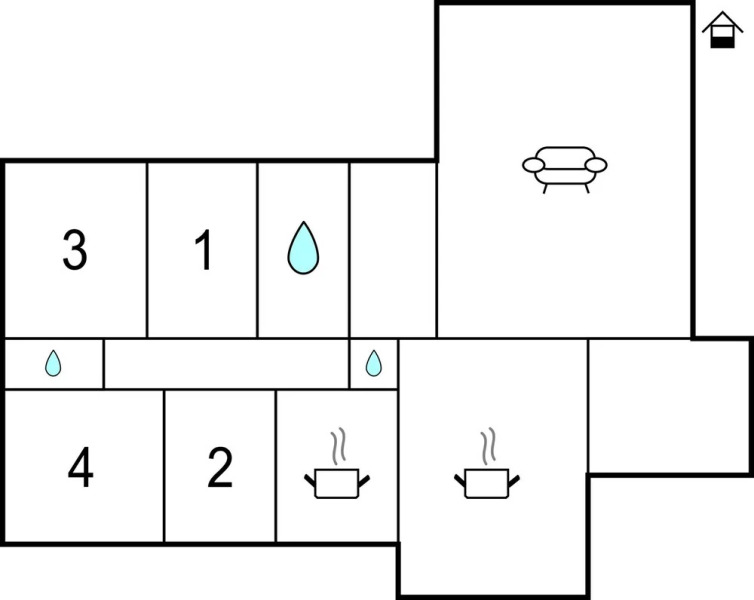 Stunning Home in Ruiselede With 4 Bedrooms, Sauna and Wifi