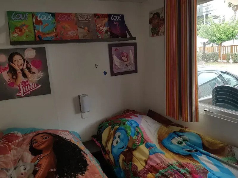 Mobile Home 3 chambre clim TV camping 4