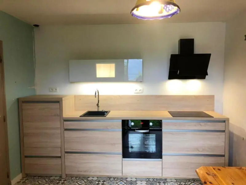 Appartement de 2 chambres avec vue sur le lac et jardin clos a Fontrabiouse a 7 km des pistes