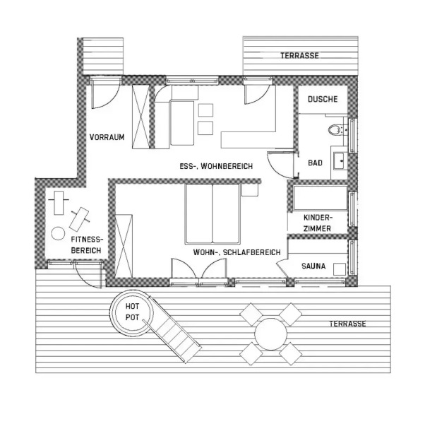 Benglerwald Berg Chaletdorf