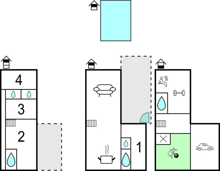 Awesome Home in Lokva Rogoznica With Sauna, Wifi and 4 Bedrooms