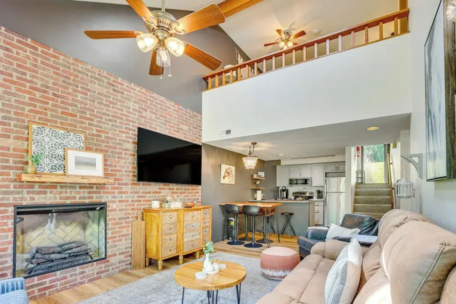 Indoor Pool Access & Deck: Galena Family Getaway!