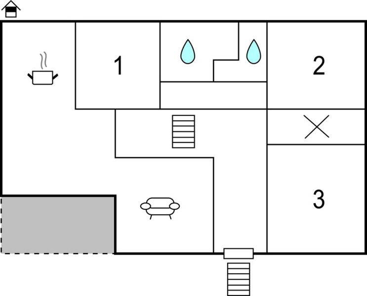 Stunning Apartment in Nedescina With Wifi and 3 Bedrooms