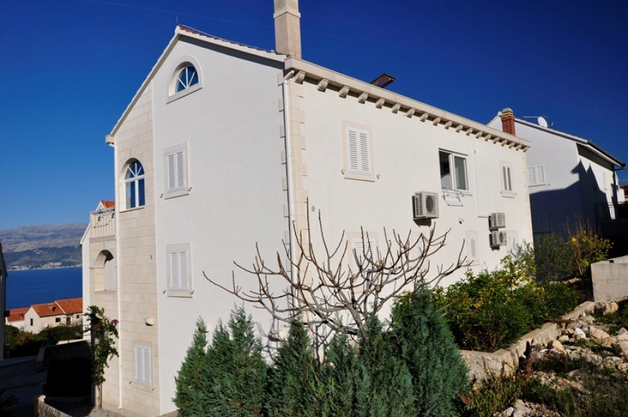 Apartment Pava - beautiful terrace & parking: A1 Postira, Island Brac