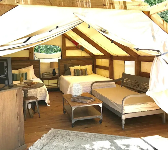 Geronimo Creek Retreat Glamping Cabin #3