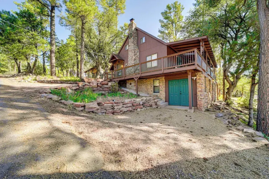 Hot Tub, Game Room: Dog-friendly Pine Cabin!