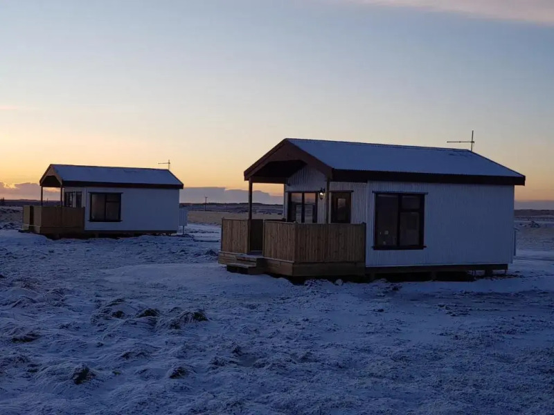 Hekla Cabin 3 Volcano and Glacier View