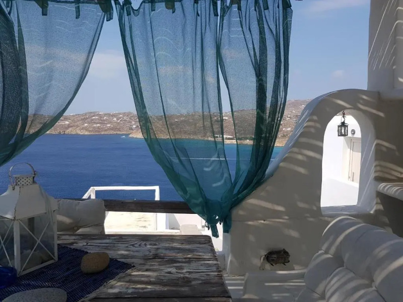 Mykonos studio with sea view