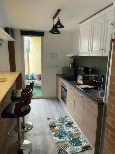 Appartement en rez de jardin tout équipé