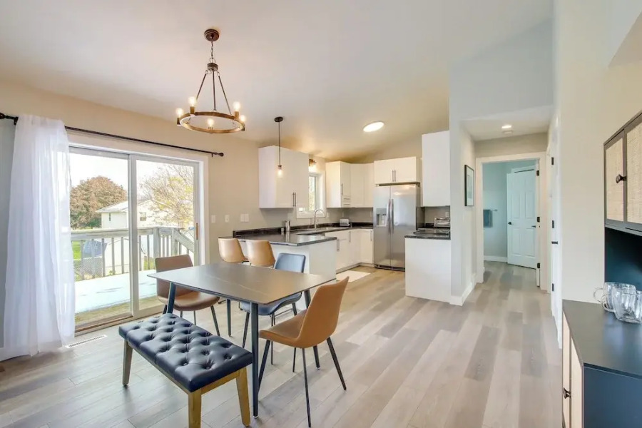 Bright Little Chute Condo w/ Deck & Yard!