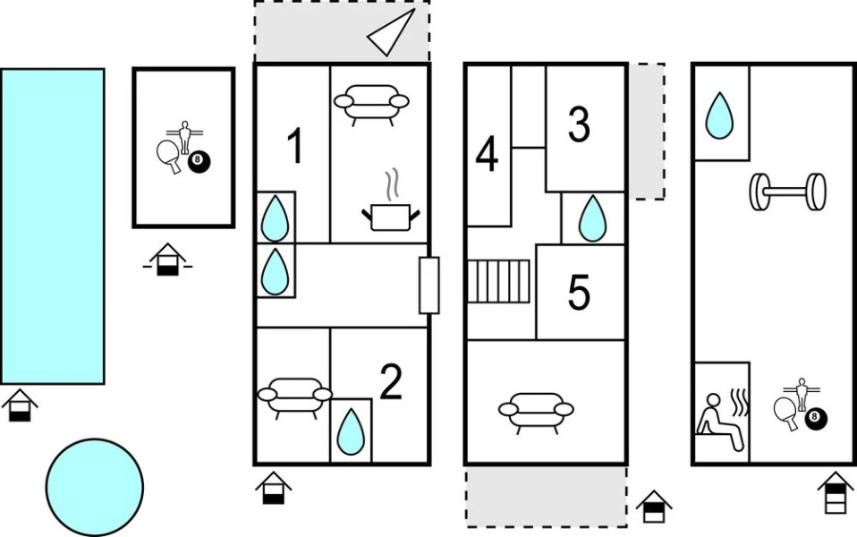 Awesome Home in Sv Filip i Jakov With Sauna, Wifi and 5 Bedrooms