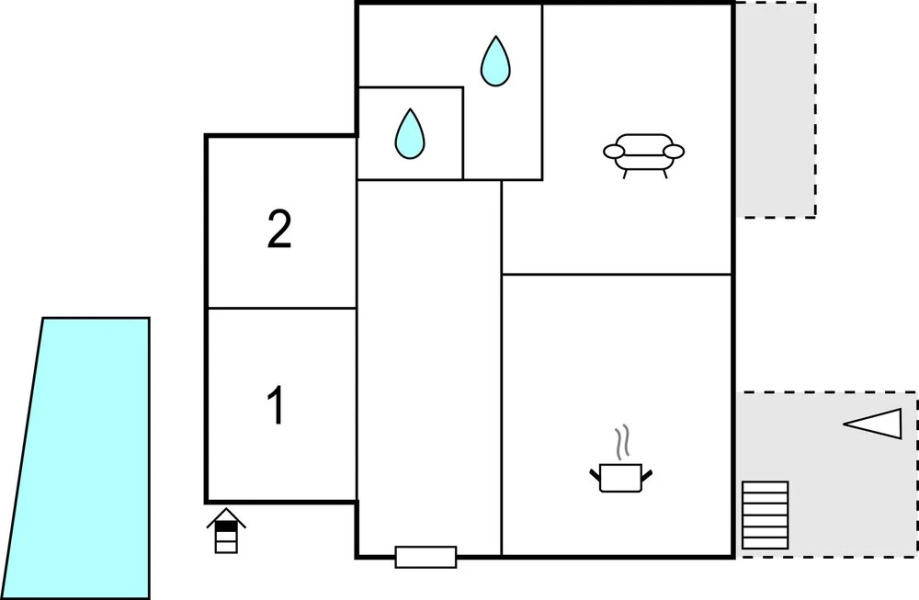 Nice Home in Jesenice With Wifi and 2 Bedrooms