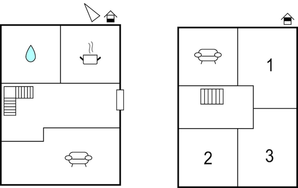 Nice Home in Oos With 3 Bedrooms and Wifi