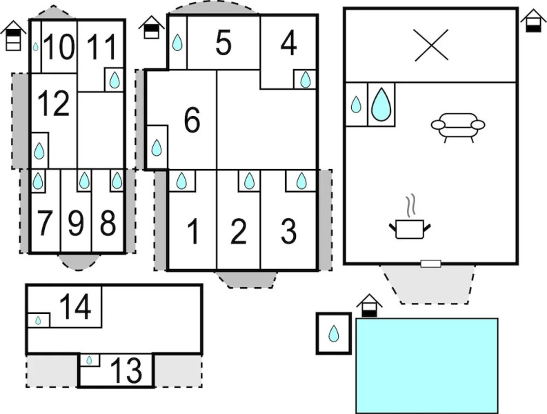 Beautiful Home in Metajna With Wifi and 14 Bedrooms